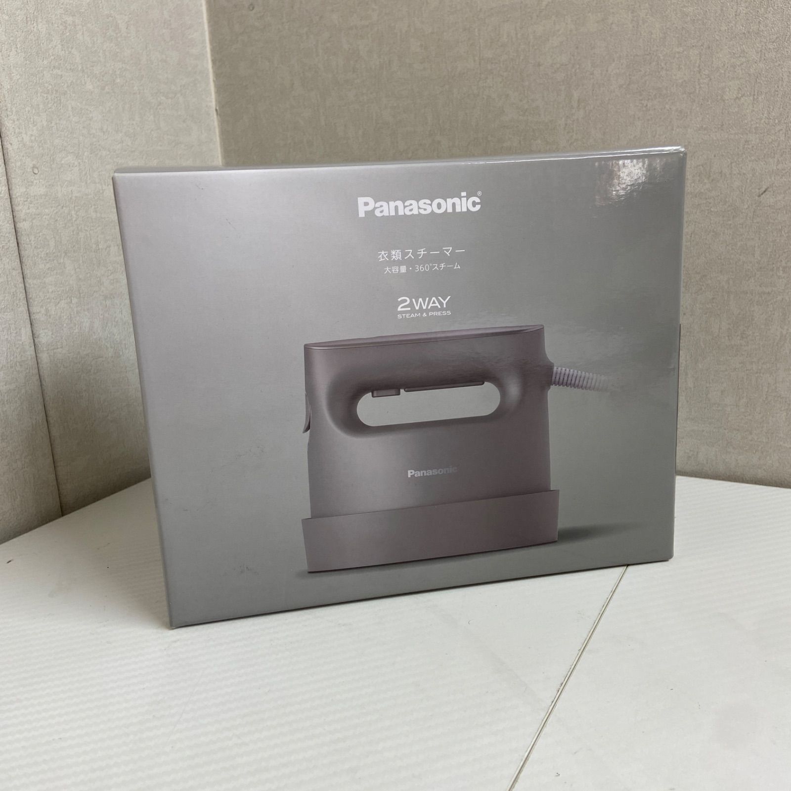 美品】パナソニック 衣類スチーマー NI-FS780-H カームグレー 2WAY