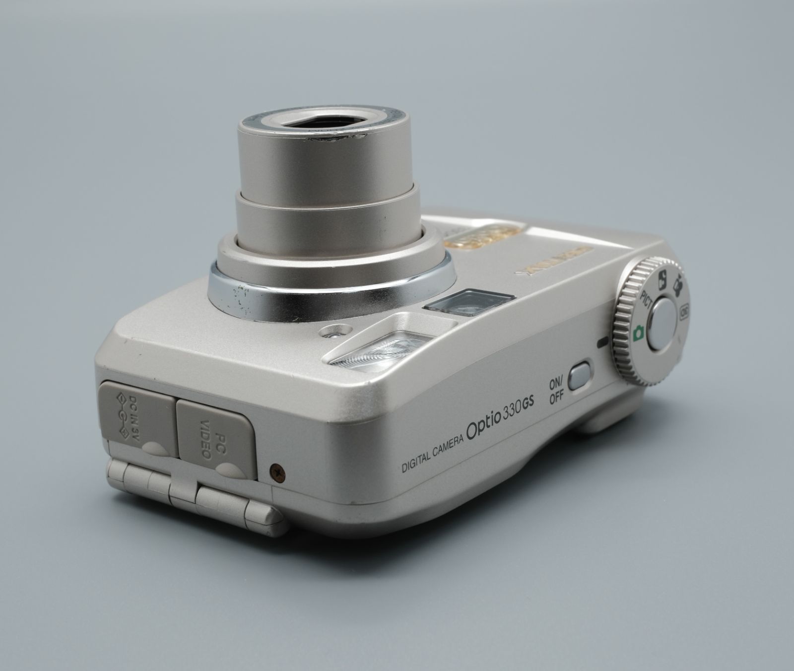 ✨動作確認済み！✨PENTAX Optio 330GS 単3電池で使用可能！ □完動品 PENTAX Optio 330GS コンパクトデジタルカメラ 単三電池仕様