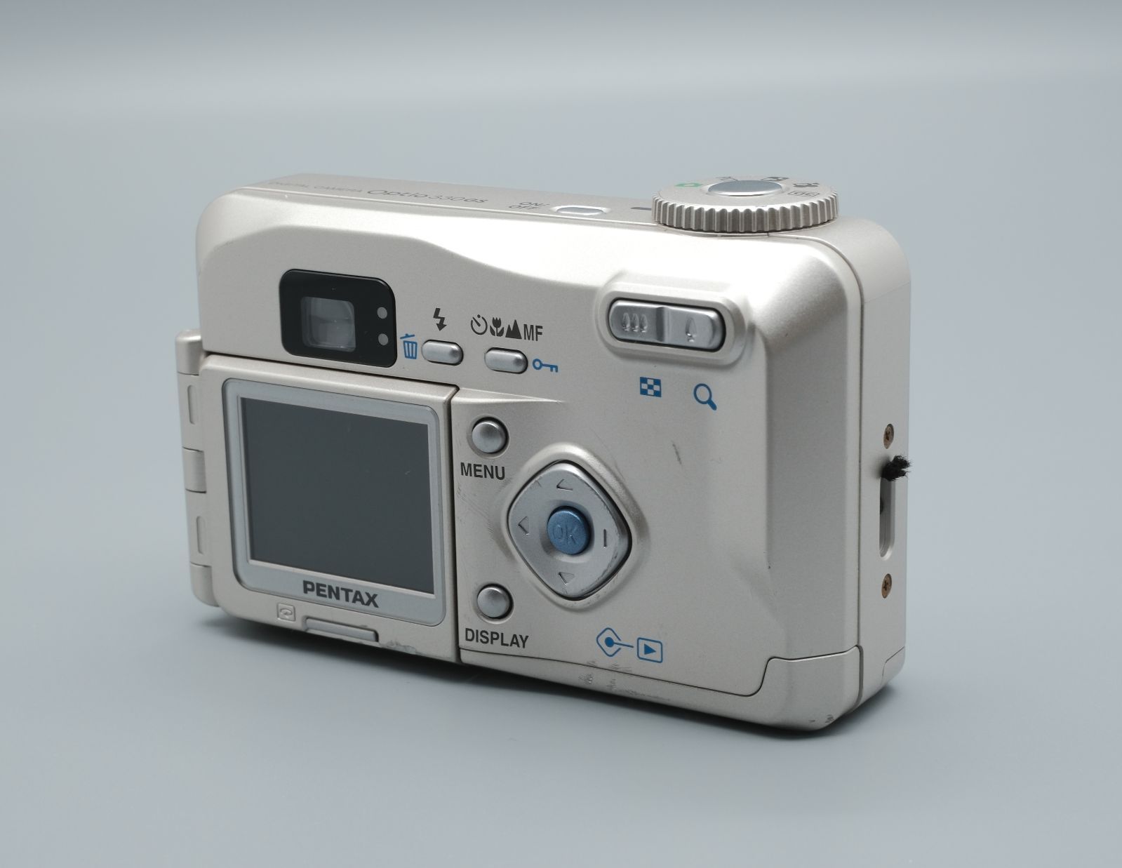 □完動品 PENTAX Optio 330GS コンパクトデジタルカメラ 単三電池仕様