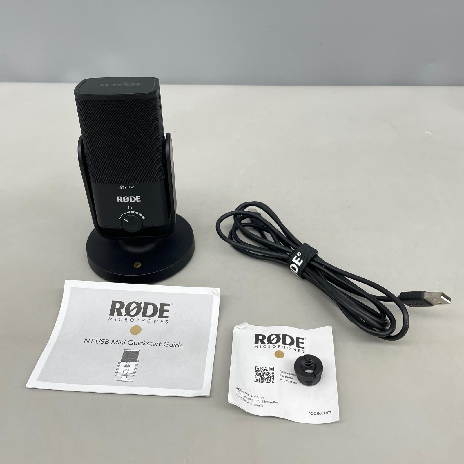 ロード RODE コンデンサーマイク NT-USB mini - メルカリ