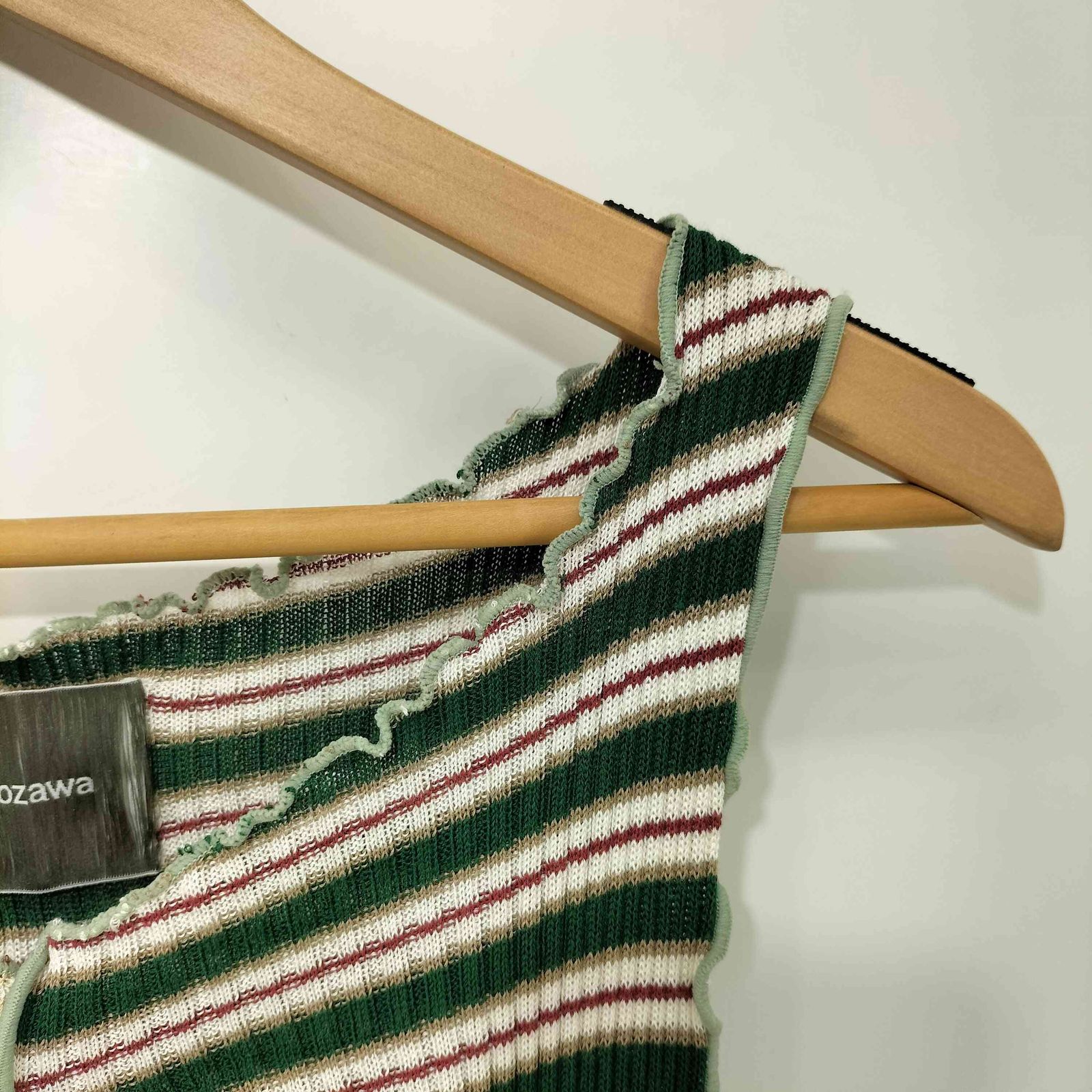 コトハヨコザワ kotohayokozawa DOCKING KNIT TANK ドッキング ニット