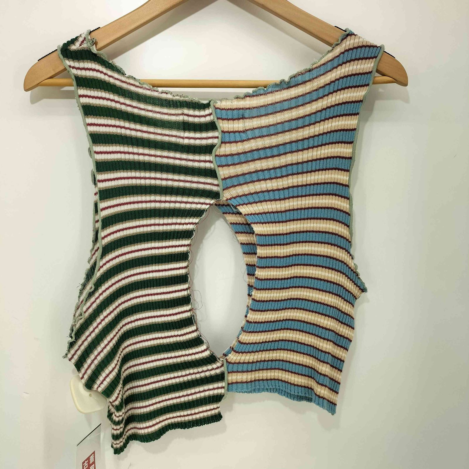 トップス kotohayokozawa DOCKING KNIT TANK コトハヨコザワ kotohayokozawa DOCKING KNIT TANK ドッキング ニット