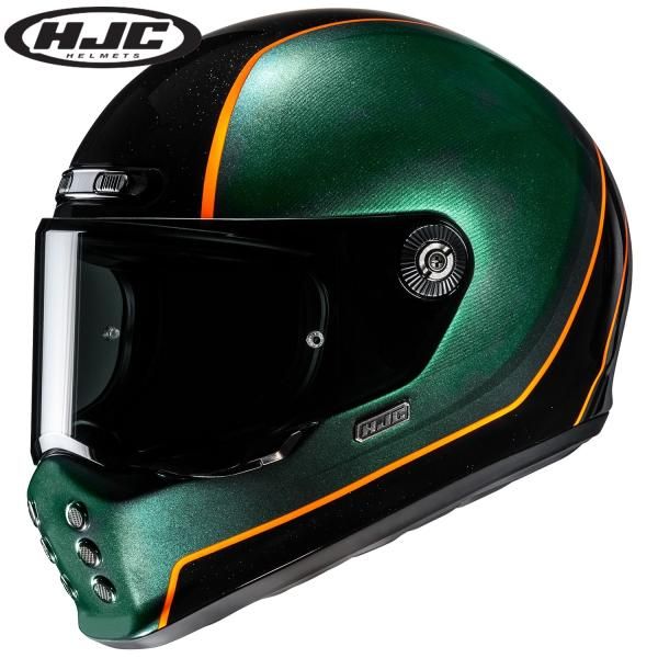 HJC ヘルメット HJH299 V10HODU カラー：GREEN(MC47) サイズ：XL