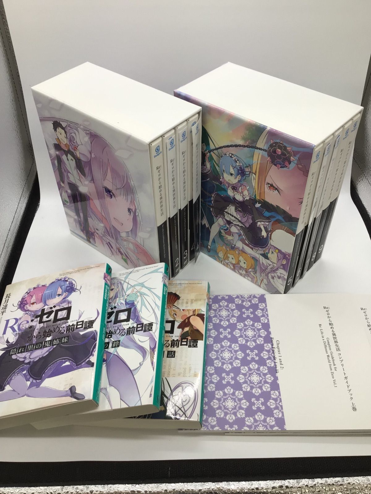 ◆【DVD】Re：ゼロから始める異世界生活 初回限定版 BOX*2付き全9巻セット 13,860円