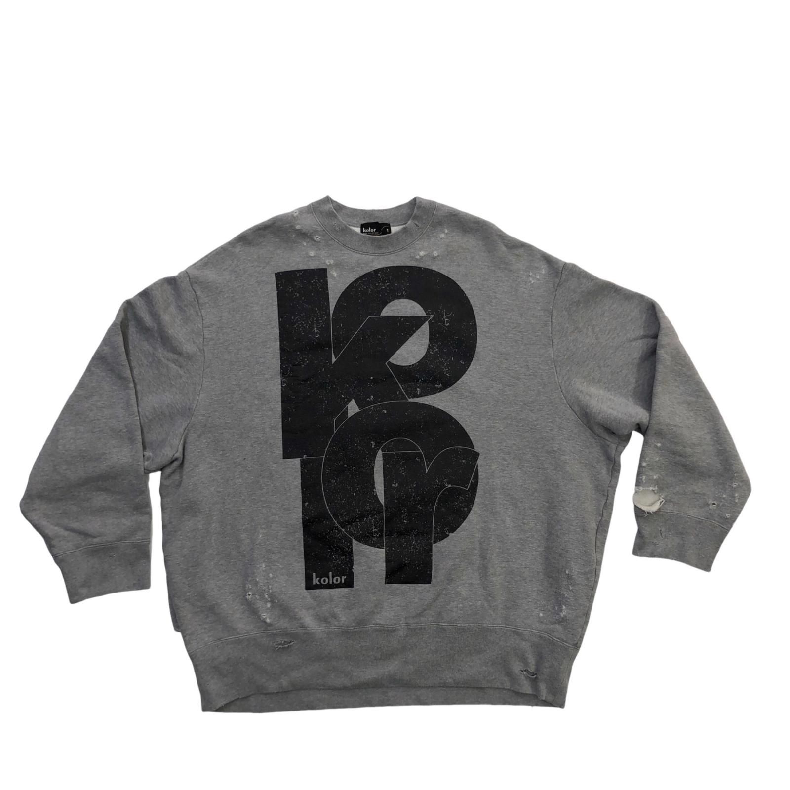 瀬戸大橋店】 中古 kolor | カラー スウェット 22AW グレー サイズ：1
