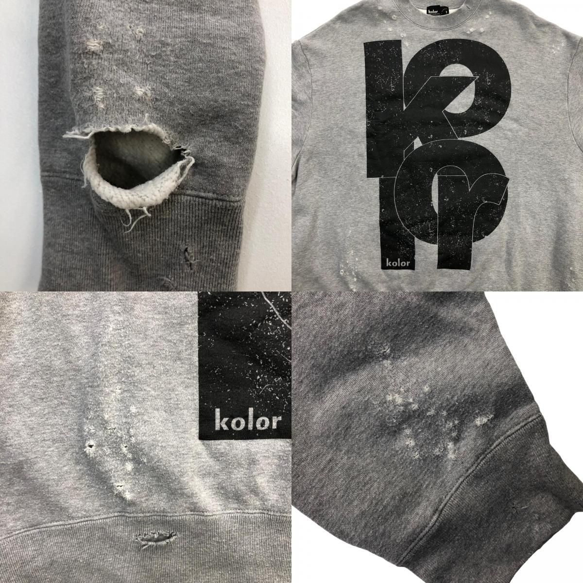 瀬戸大橋店】 中古 kolor | カラー スウェット 22AW グレー サイズ：1