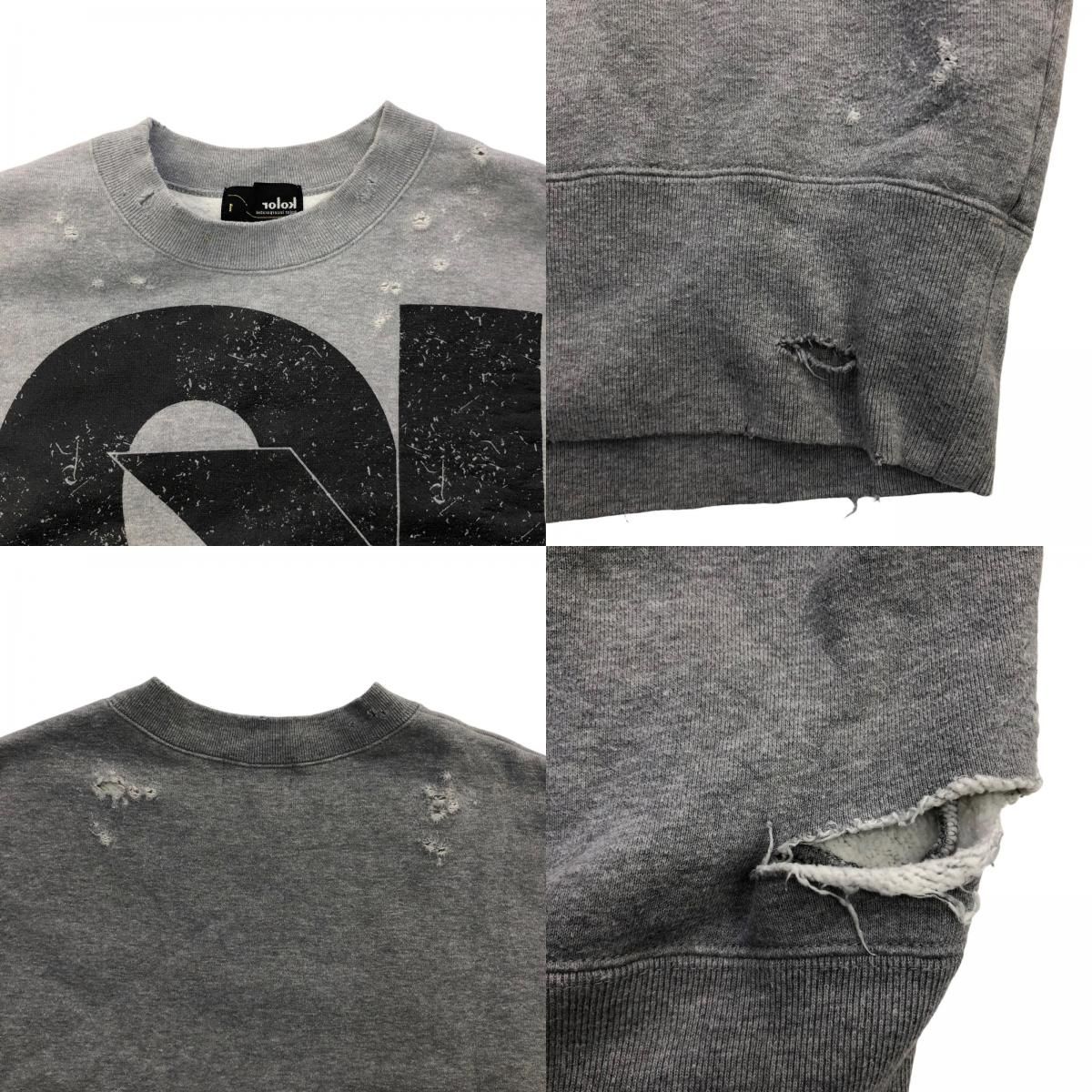 瀬戸大橋店】 中古 kolor | カラー スウェット 22AW グレー サイズ：1