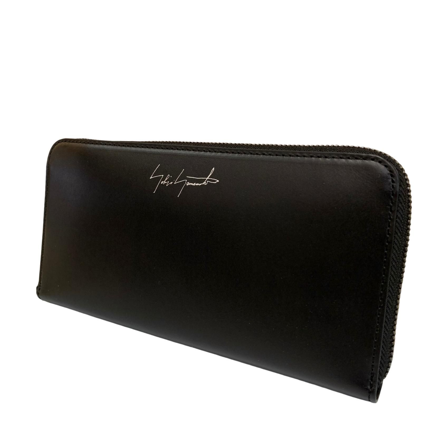 【瀬戸大橋店】 中古 Yohji Yamamoto | ヨウジヤマモト 長財布 クラシックラウンド ブラック 【124】