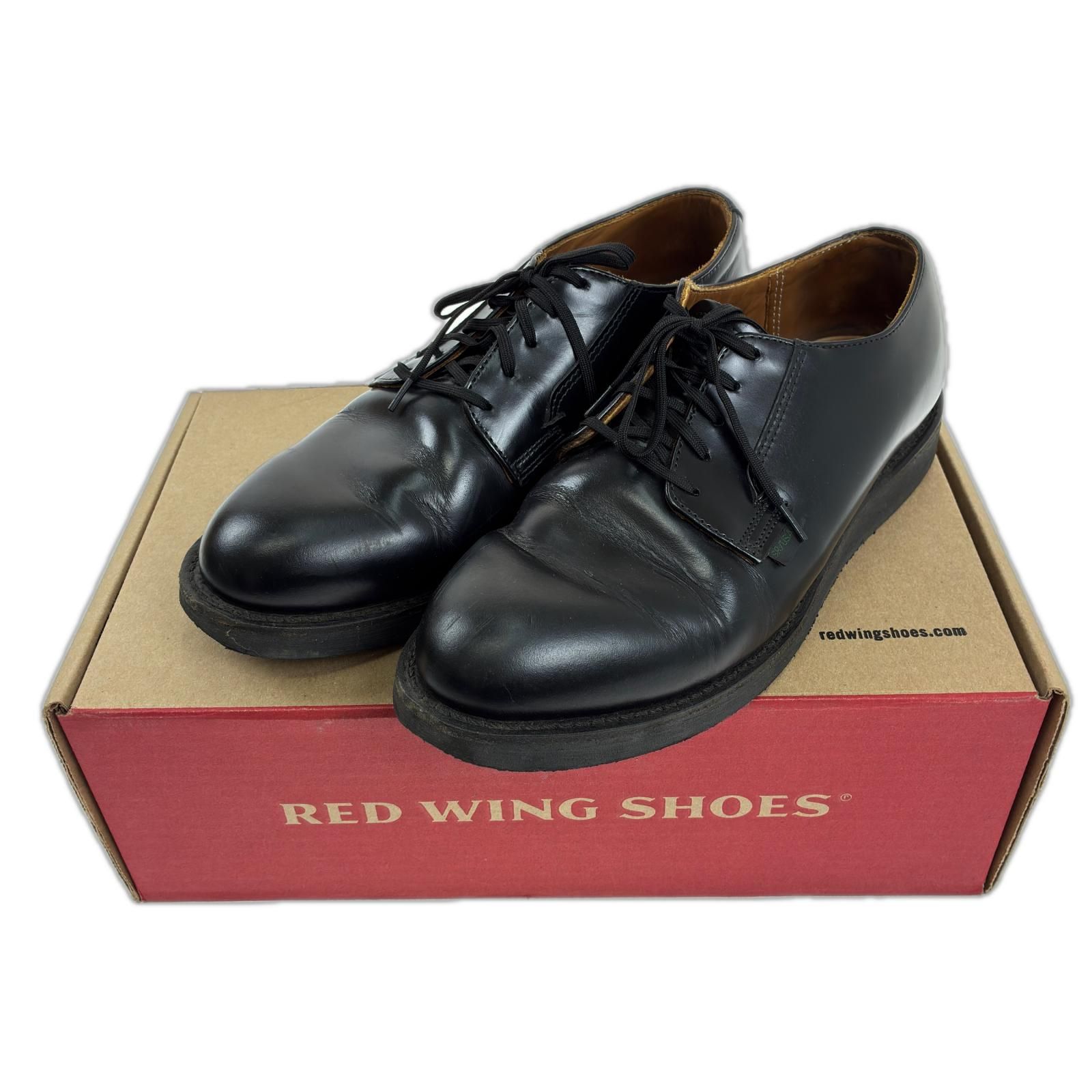 RED WING レッドウィング ポストマンシューズ 25.5cm 101 ブラック 