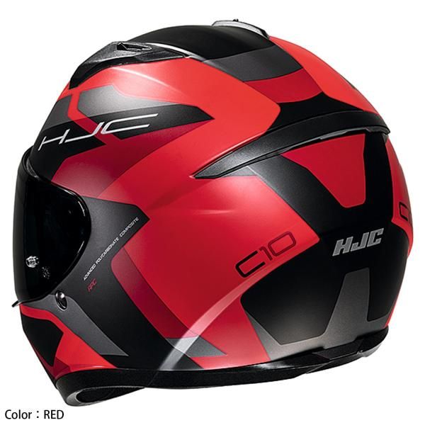 HJC ヘルメット HJH233 C10 ティンス カラー:BLACK/RED/BLUE(MC21SF
