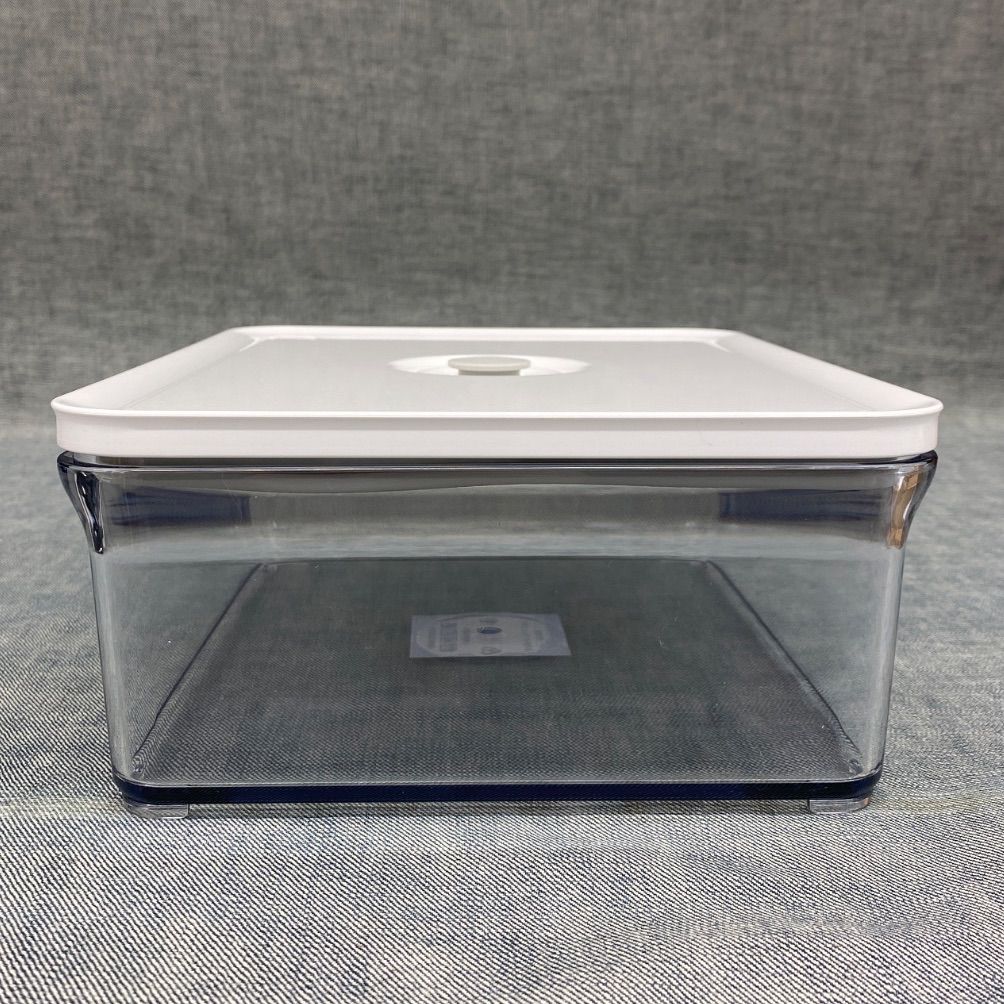 プレミアム 真空 密閉 大型食品保存容器 VAKUEN. 4000ml ホワイト