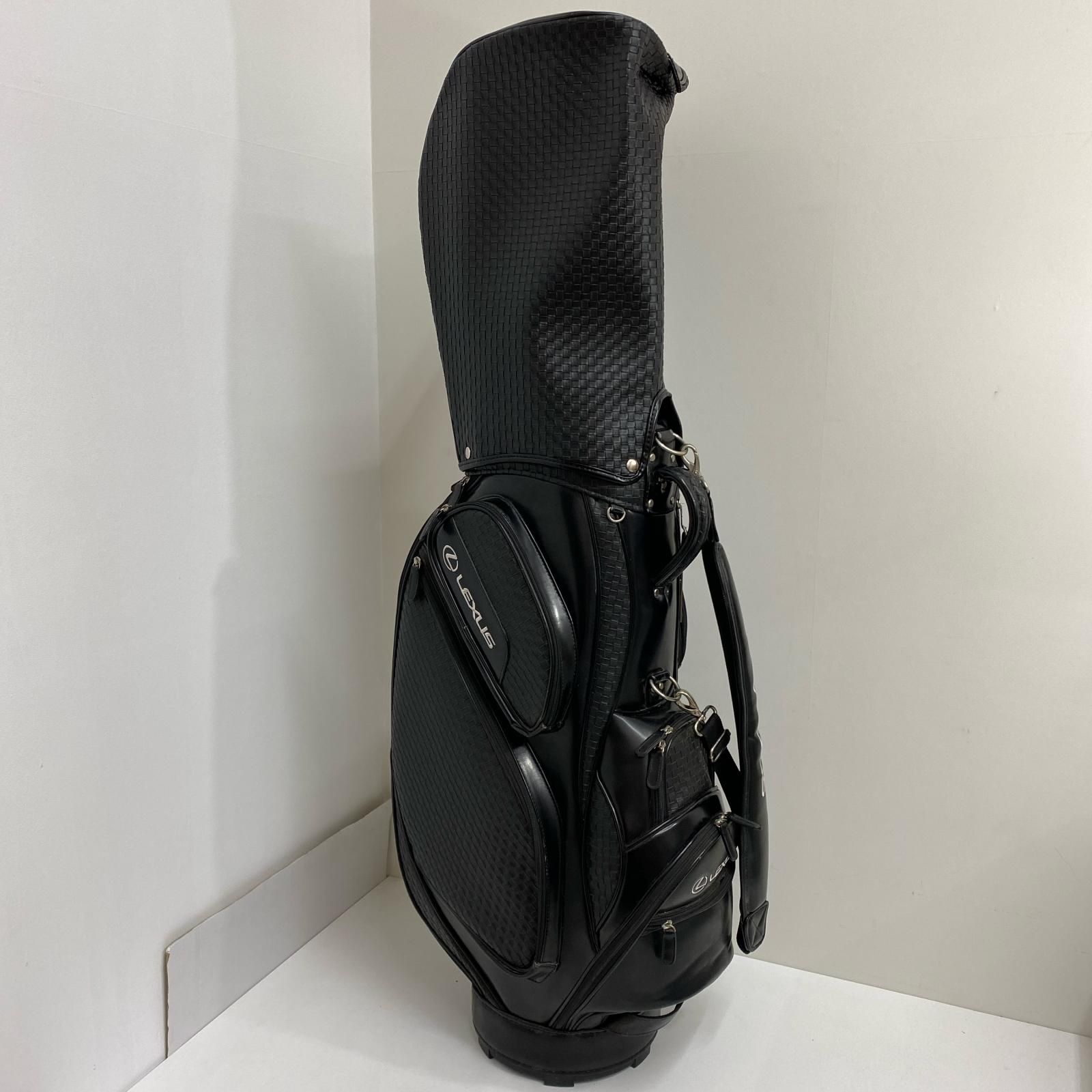 【加古川店】 キャディバッグ LEXUS ｷｬﾃﾞｨﾊﾞｯｸﾞ ﾌｰﾄﾞ有(ﾎﾟｹｯﾄ中)、使用感【427】 9,735円