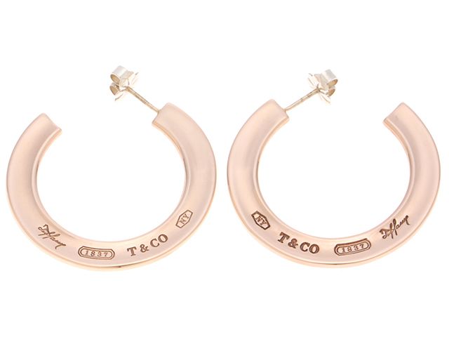 TIFFANY&Co. ティファニー 1837フープピアス/SV/メタル/9.4g ピアス シルバー SV/メタル シルバー レディース【中古】472 44,895円