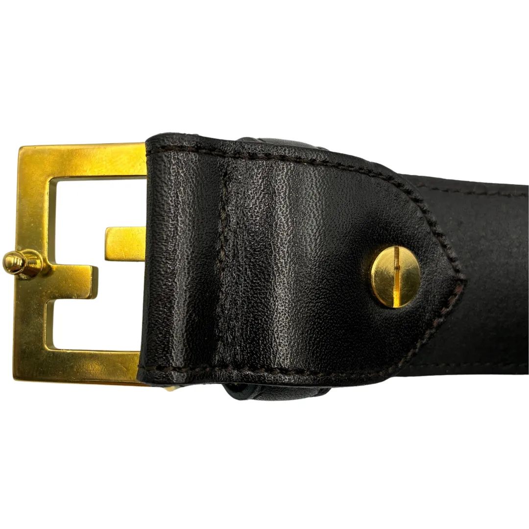 FENDI フェンディ ベルト ズッカ柄 FFバックル キャンバス - メルカリ