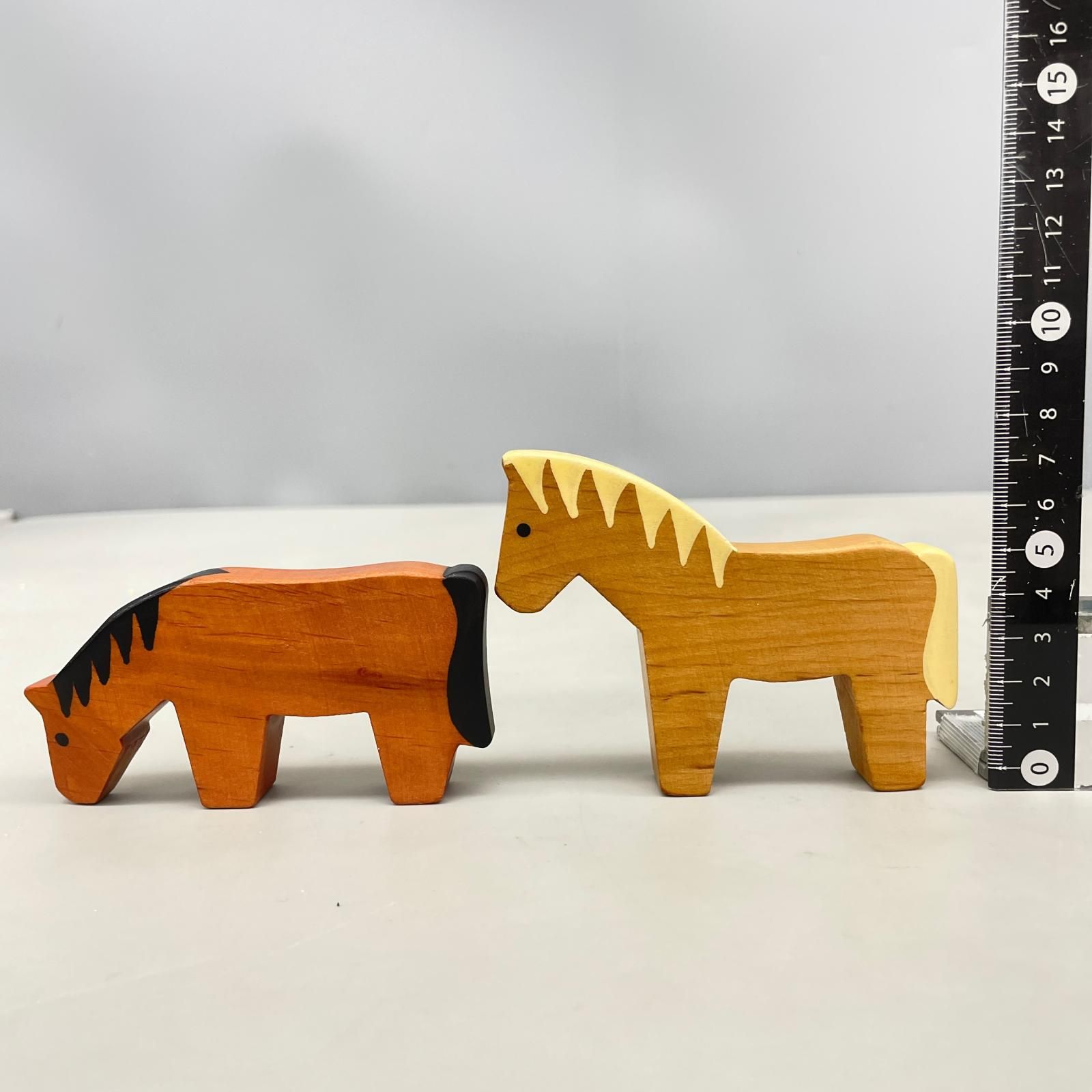 SPIEL FORM スピールフォーム 木製玩具 ウマ親子 まとめ3点セット
