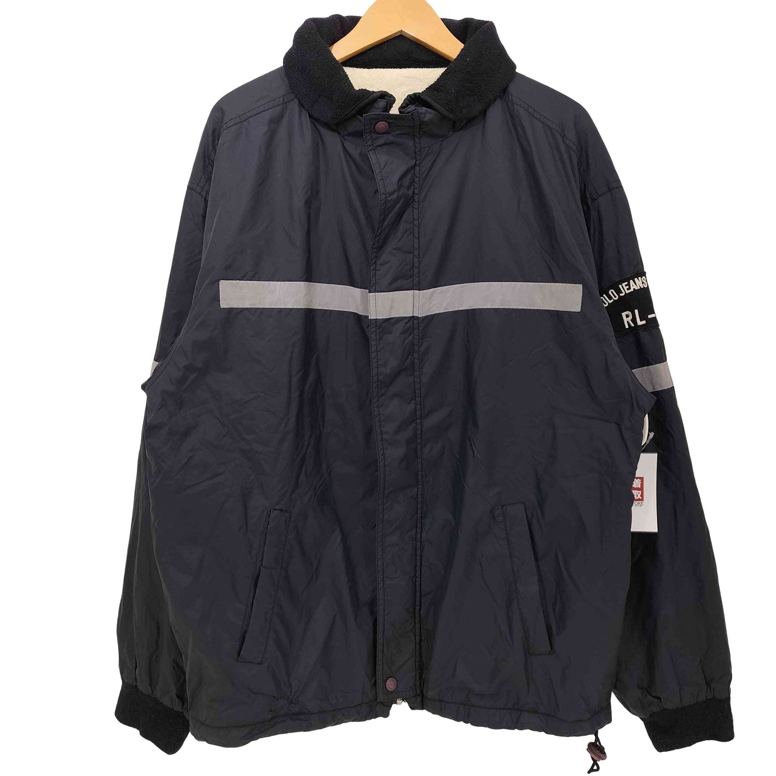 ポロジーンズ ラルフローレン POLO JEANS 美品 中綿ジャケット M 黒 ポロジーンズカンパニーラルフローレン POLO JEANS COMPANY RALPH