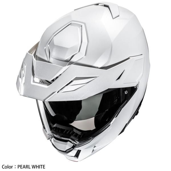 HJC ヘルメット HJH277 i80 ソリッド カラー:PEARL WHITE サイズ:XL