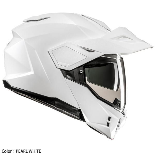 HJC ヘルメット HJH277 i80 ソリッド カラー:PEARL WHITE サイズ:XL