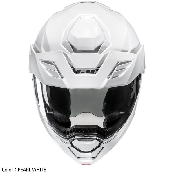 HJC ヘルメット HJH277 i80 ソリッド カラー:PEARL WHITE サイズ:XL