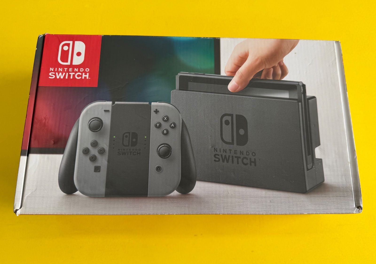 画面訳あり/ジャンク品】Nintendo Switch 本体（旧型）グレー 初期化