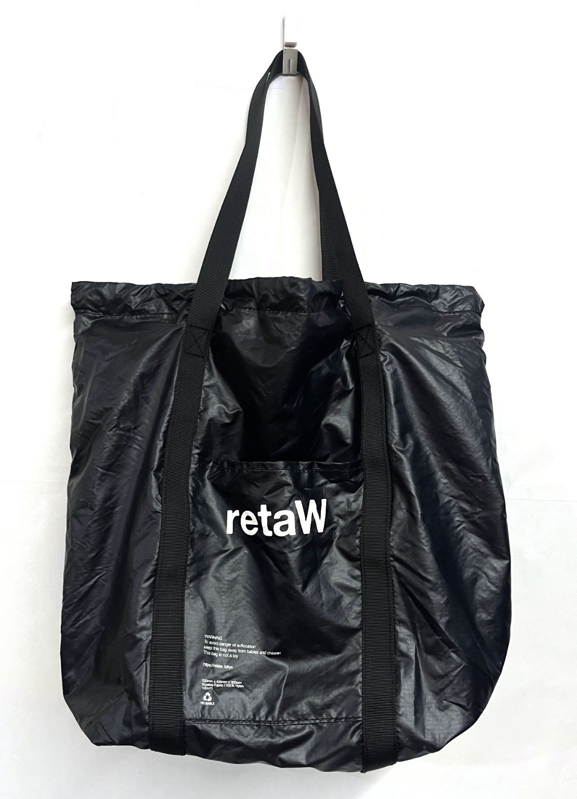 retaW travel poach black fragment フラグメント retaW × fragment design｜リトゥ フラグメントデザイン ナイロン