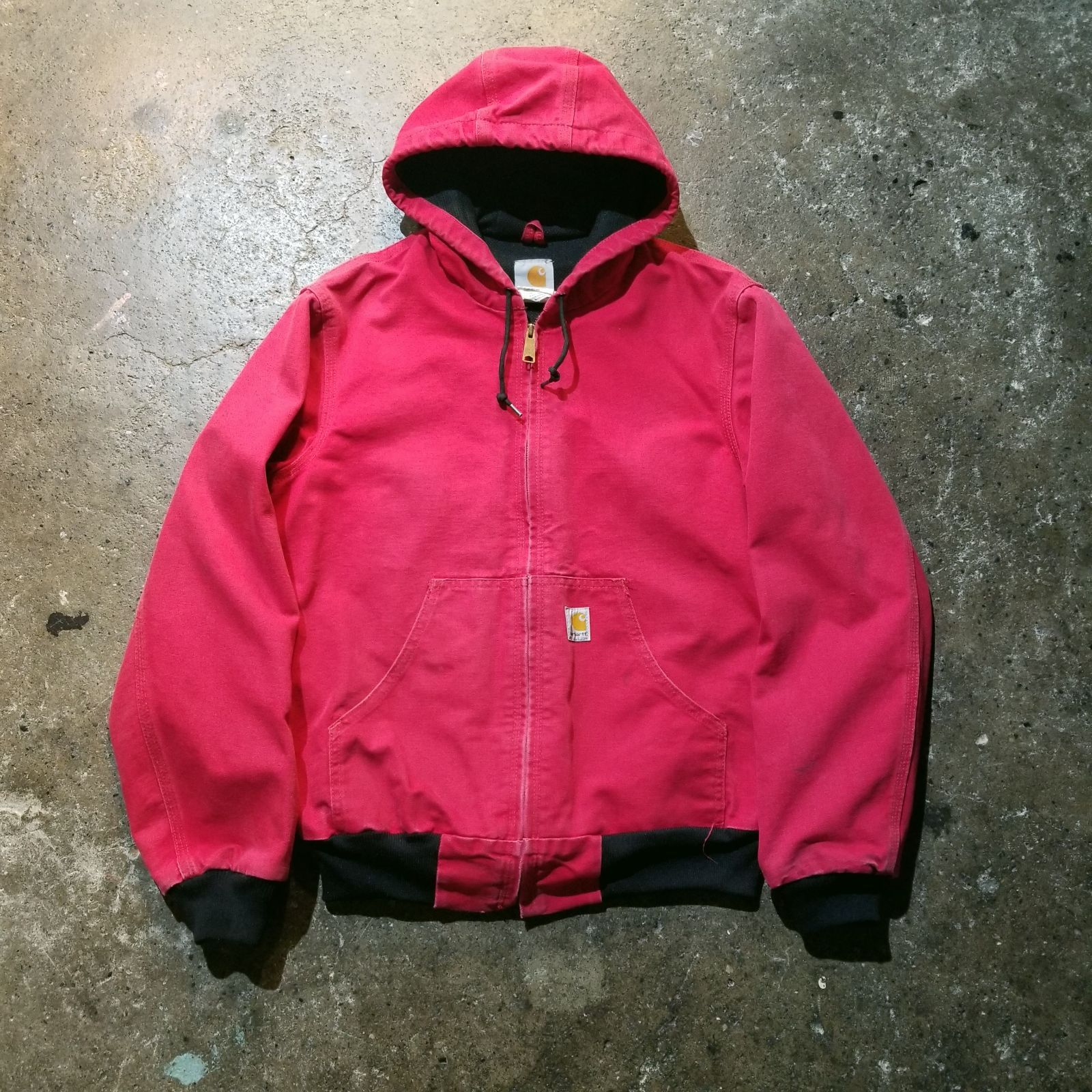 90s carhartt アクティブジャケット 赤 carhartt 90s Active Jacket カーハート アクティブジャケット 赤