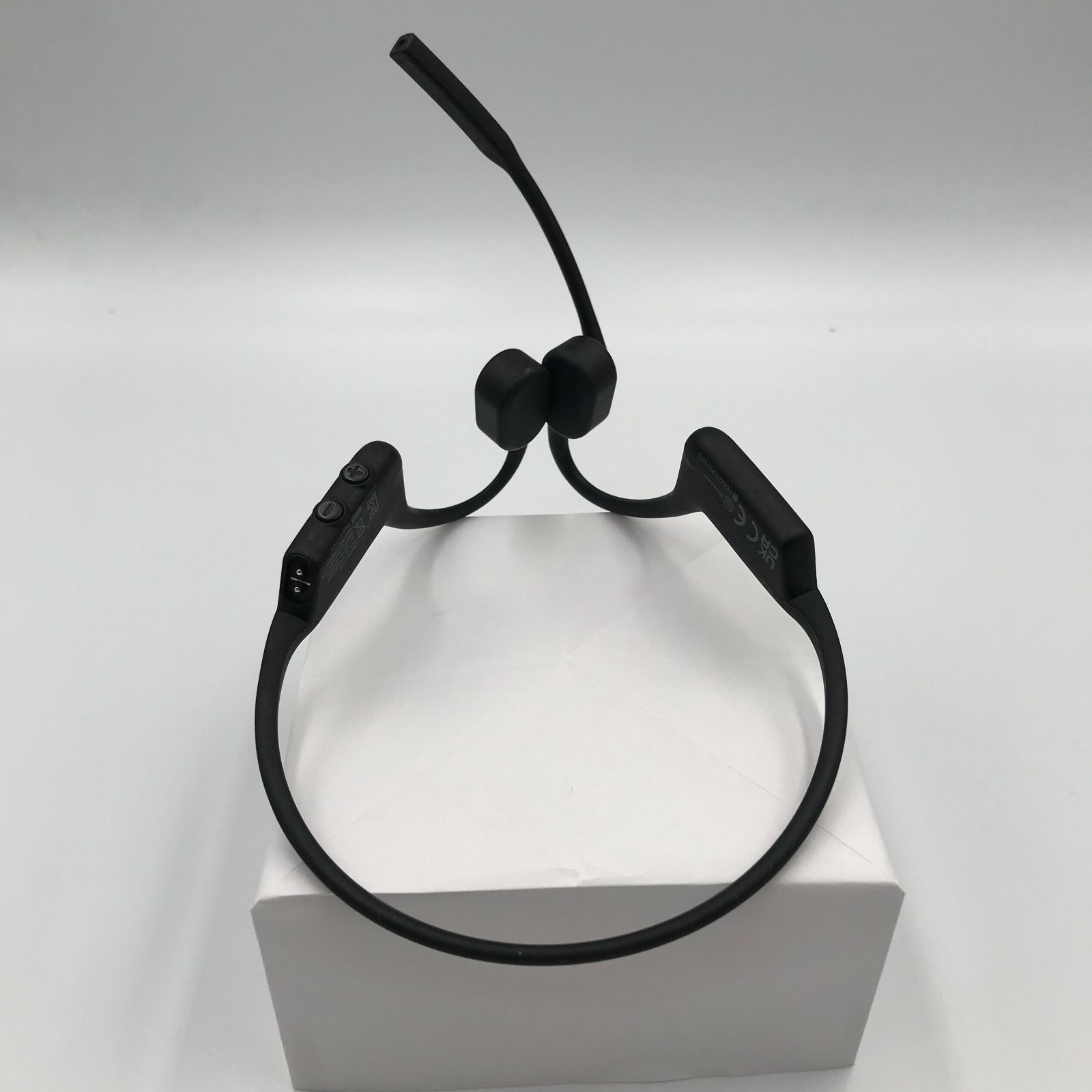 □Shokz OpenComm 骨伝導イヤホン モデルC102 ブラック Bluetooth 