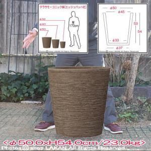 【新品・5営業日で発送】Tan Khoa グリーンポット 植木鉢 テラサモ コニック 50cm EB-TC5054 (2320795)