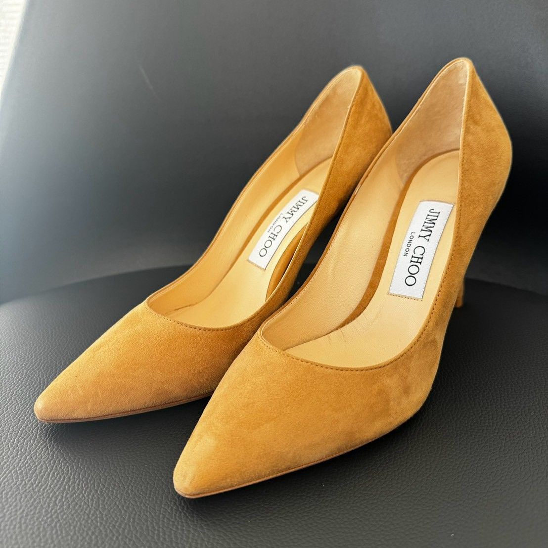 JIMMY CHOO ジミーチュウ スエード パンプス 36 1/2 ROMY