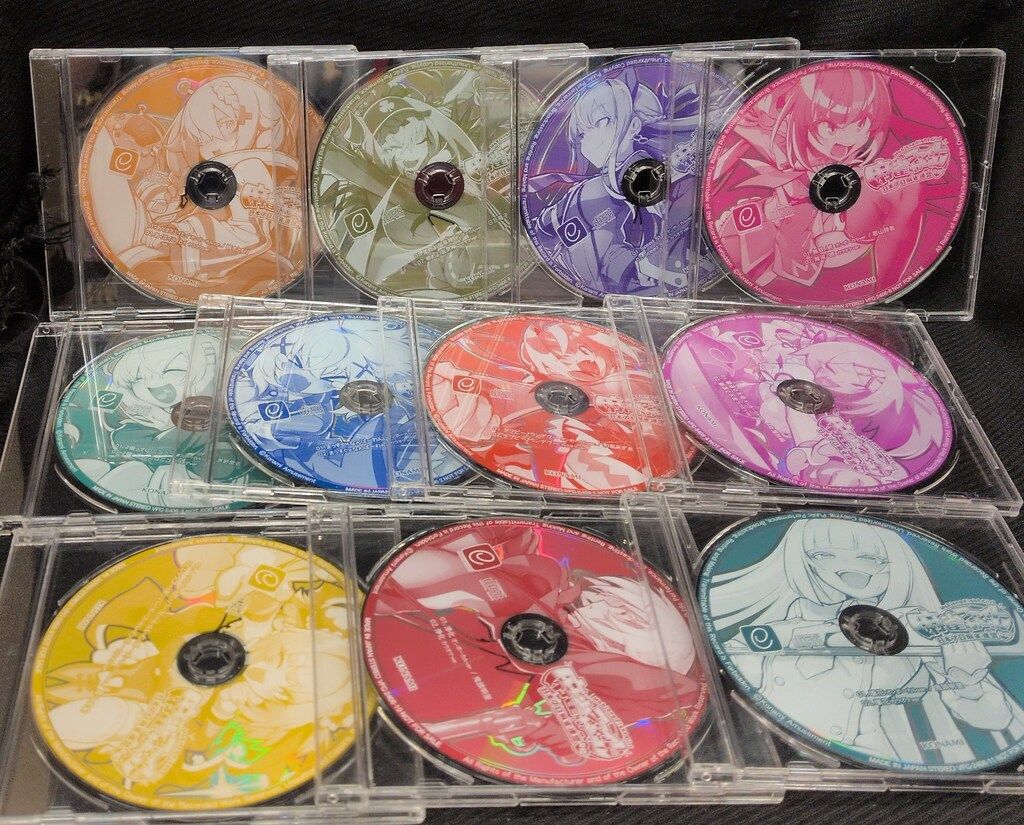 ゲームCD 麻雀ファイトガール 1周年前夜祭 リーチソングくじ 全11巻セット