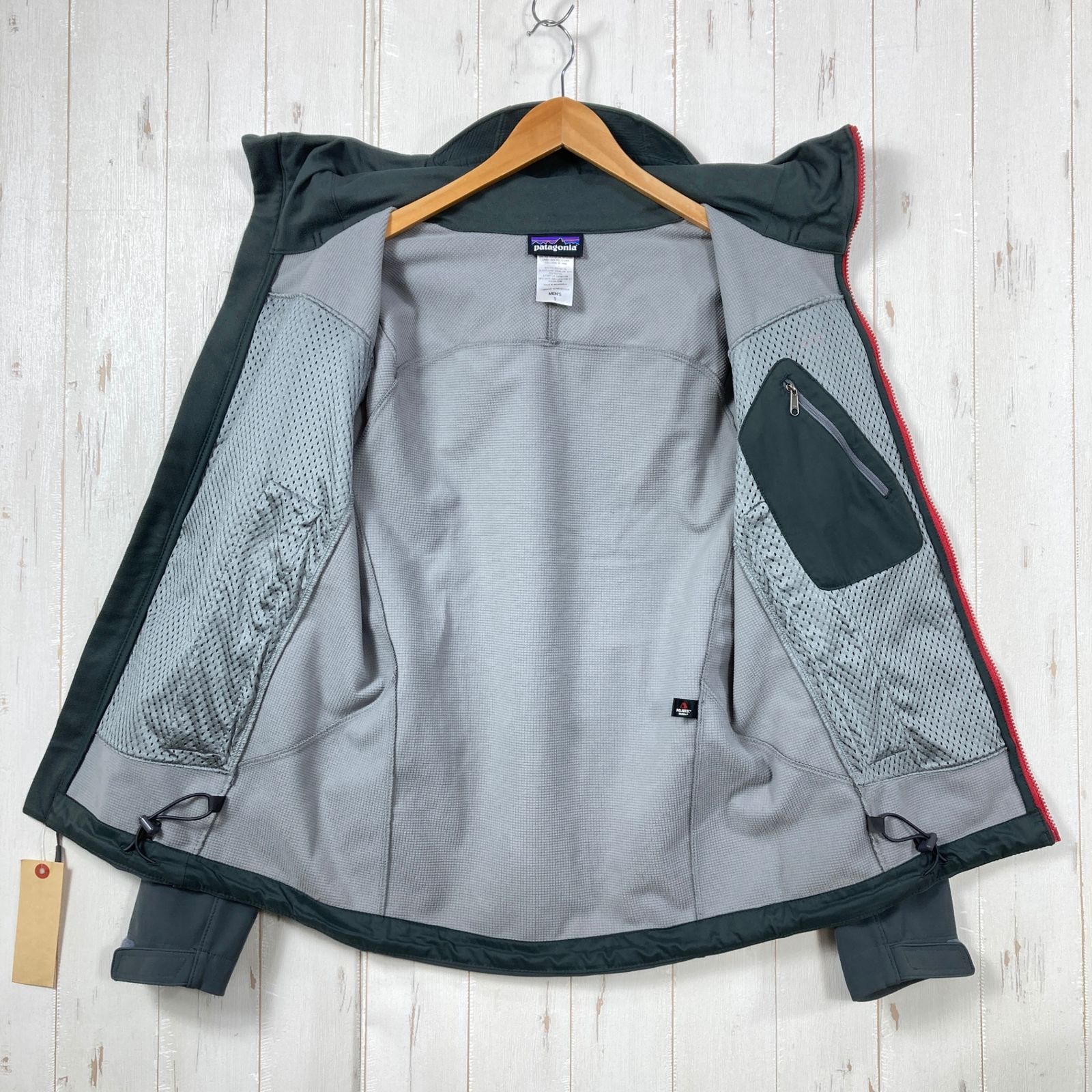 【Men's S グレー系】 2014 Patagonia ( パタゴニア ) アズ フーディー Adze Hoody FYF ソフトシェル ポリエステル ウェア トップス アウター ジャケット フリース ポー 📦️Men's S グレー系 2014 Patagonia ( パタゴニア ) アズ フーディー