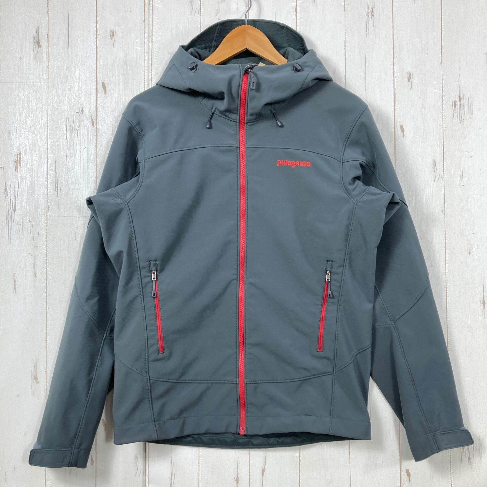?️Men's S グレー系 2014 Patagonia ( パタゴニア ) アズ フーディー Adze Hoody FYF ソフトシェル ポリエステル ウェア トップス アウター ジャケット フリース ポーラテック・ウィンドブロック z