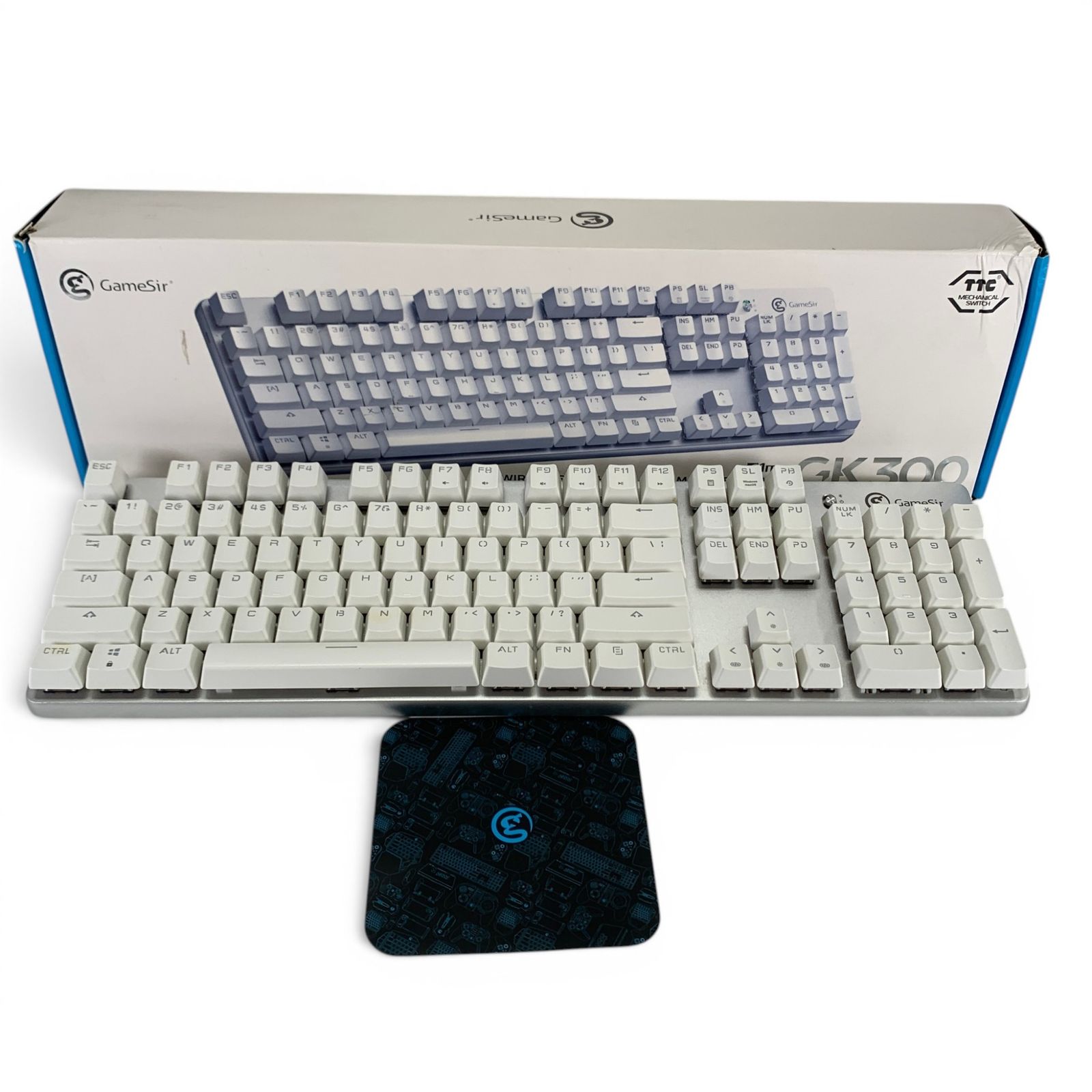 GameSir ゲームサー ワイヤレスゲーミングキーボード GK300 ホワイト