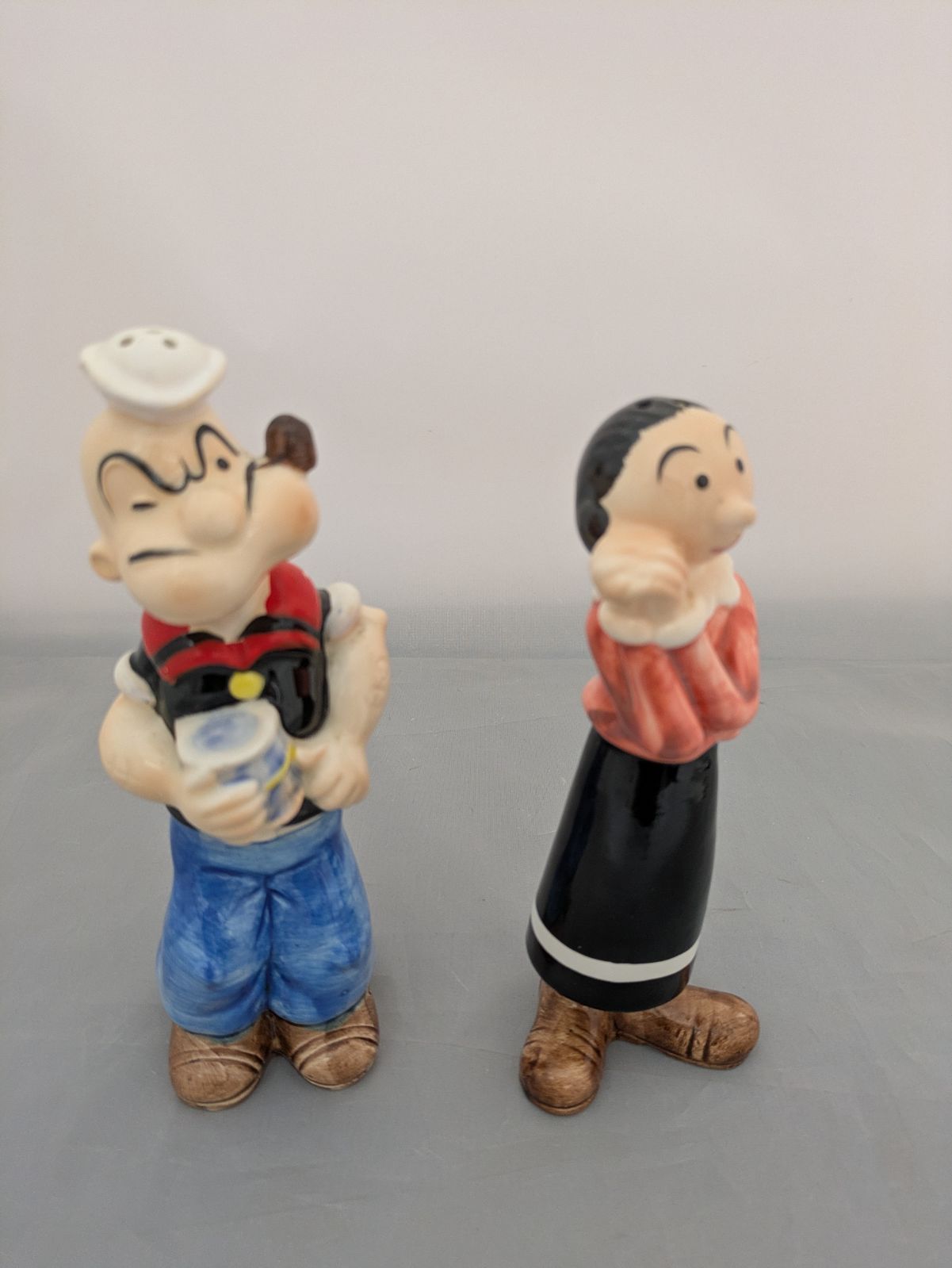 ハワイビンテージフィギュア陶器ソルトアンドペッパー2体セット ハワイ