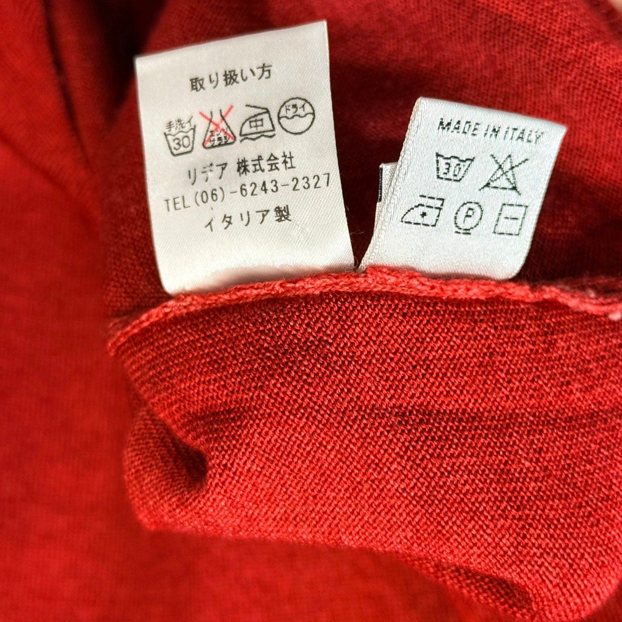 Cruciani クルチアーニ ハイネックハイゲージニット 46 レッド 15585