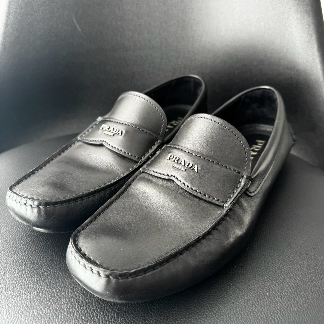 PRADA プラダ レザー ドライビングシューズ モカシン 8 2D2170