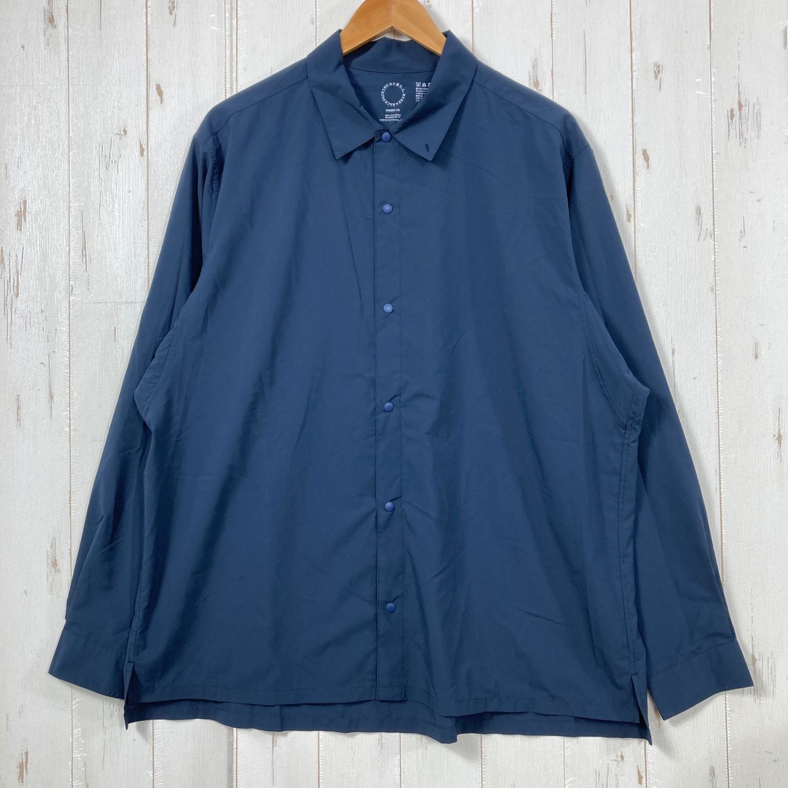 ✉️Unisex XL ネイビー系 Yamatomichi ( 山と道 ) ユーエル シャツ UL