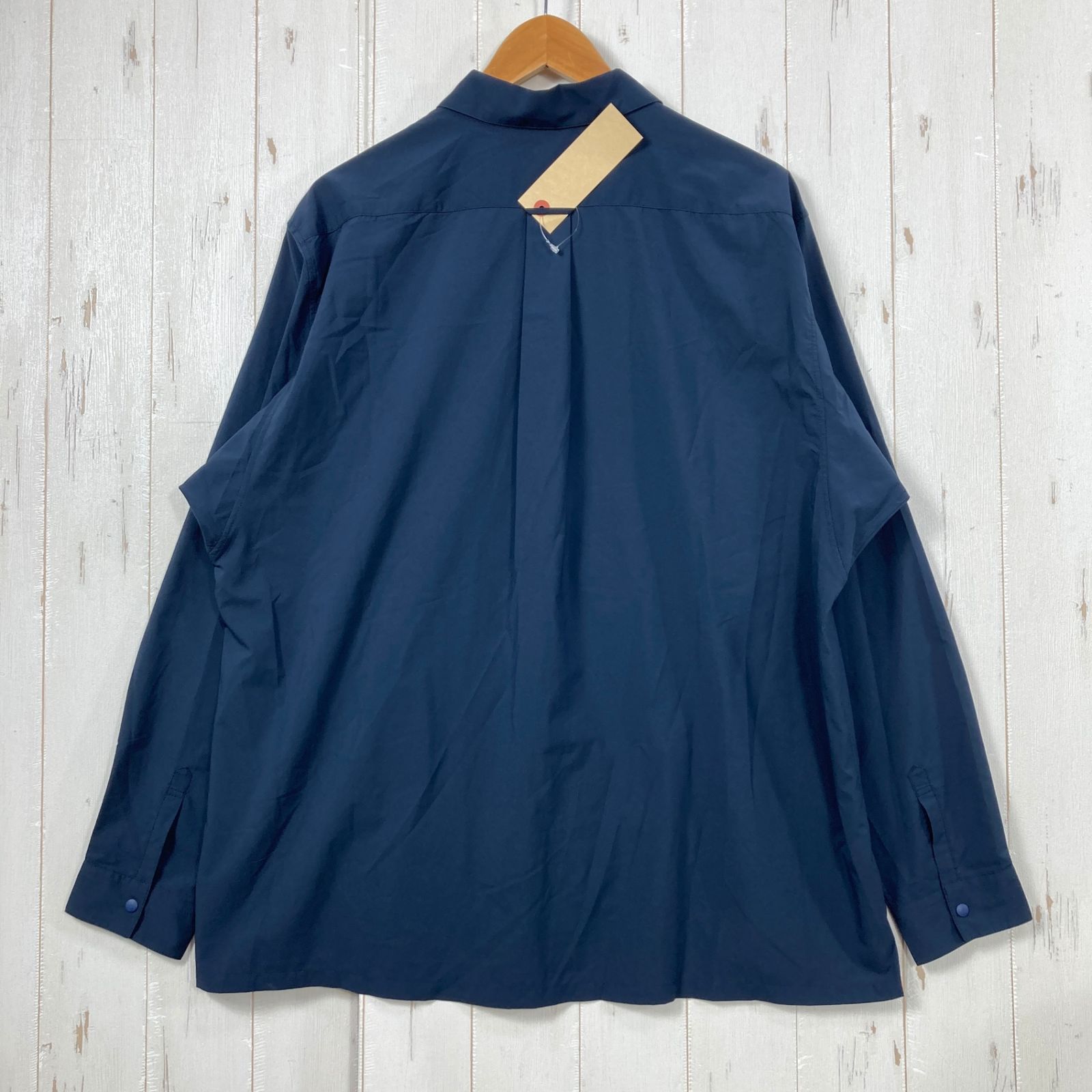 ✉️Unisex XL ネイビー系 Yamatomichi ( 山と道 ) ユーエル シャツ UL
