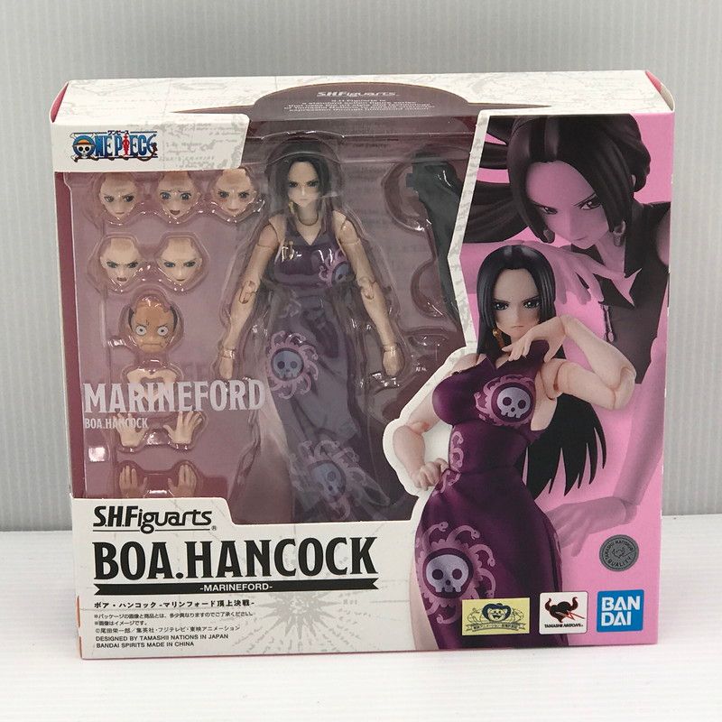 【中古美品】 S.H.Figuarts ワンピース ボア・ハンコック -マリンフォード頂上決戦- 未開封 【047-260727-ti-09-tagh】