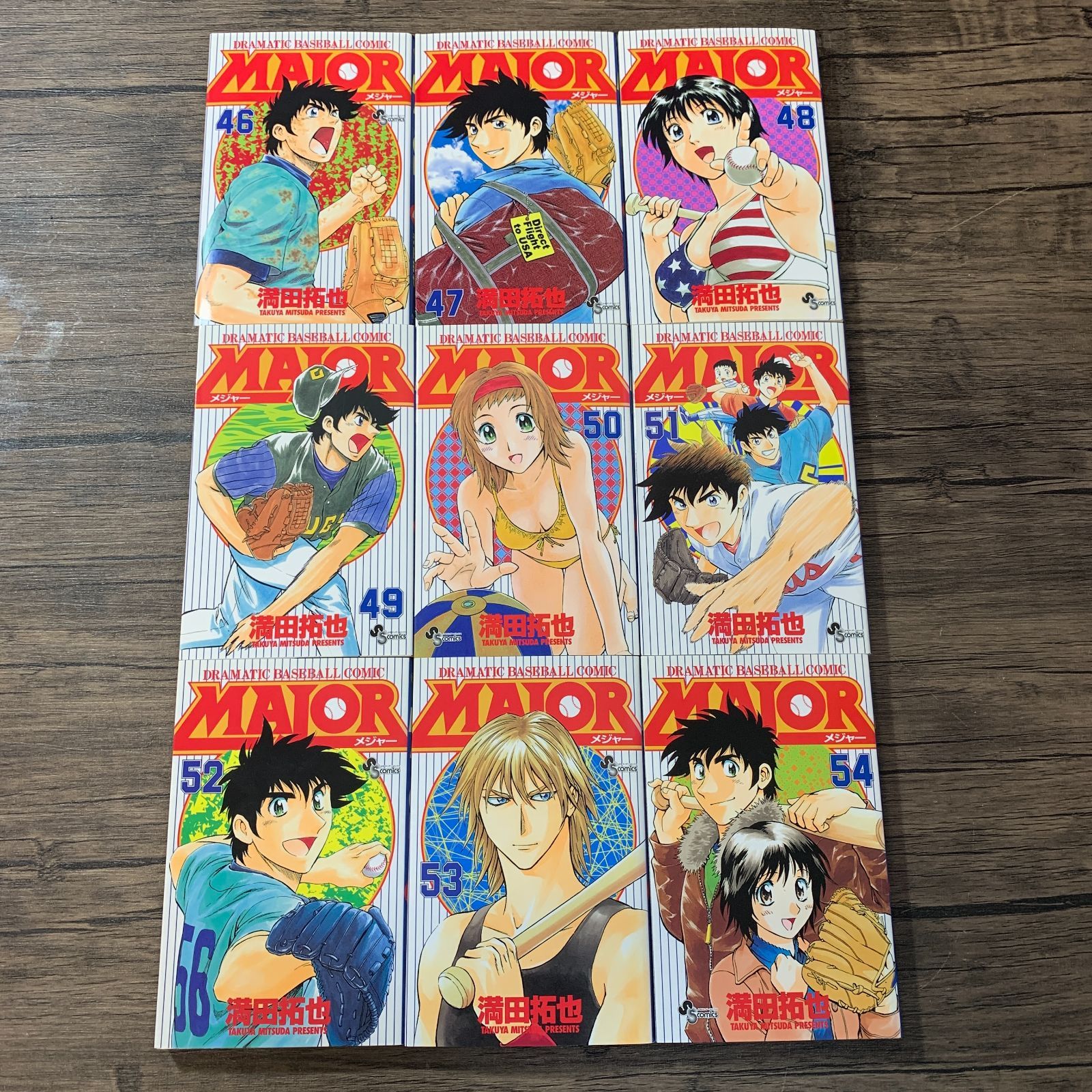 むつ1-072608] MAJOR メジャー 全巻 セット 1巻～63巻セット 満田拓也