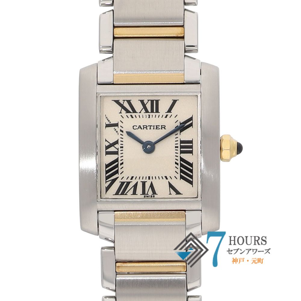 147854 CARTIER カルティエ W51007Q4 タンクフランセーズ シルバー イエローゴールド ステンレス クオーツ 純正ボックス