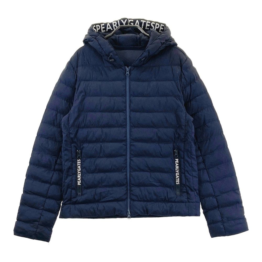 サイズ：2 PEARLY GATES パーリーゲイツ ダウン ジップジャケット ネイビー系 [240101679817] ゴルフウェア レディース ストスト