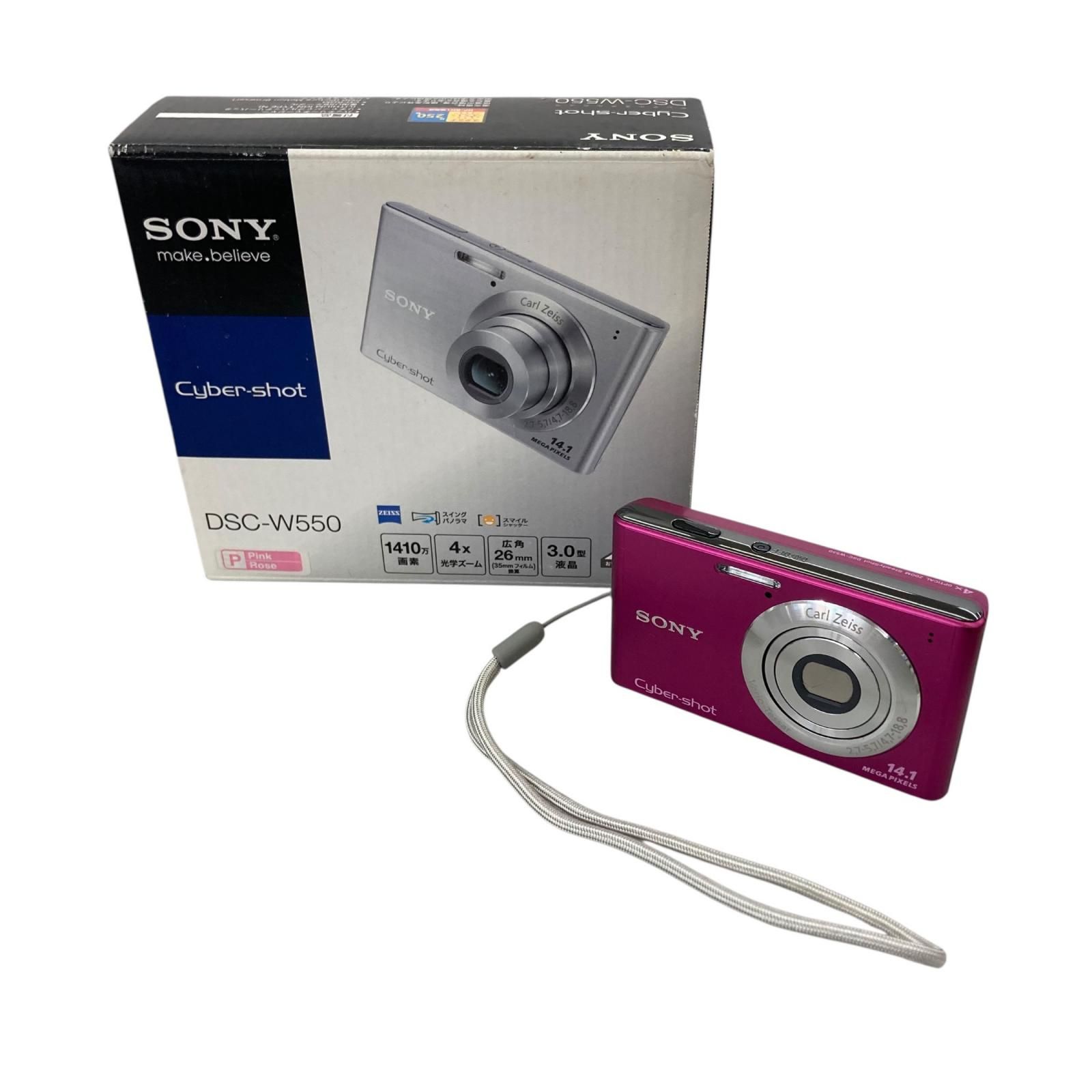 186000 動作未確認 SONY ソニー Cyber-shot DSC-W550 - メルカリ