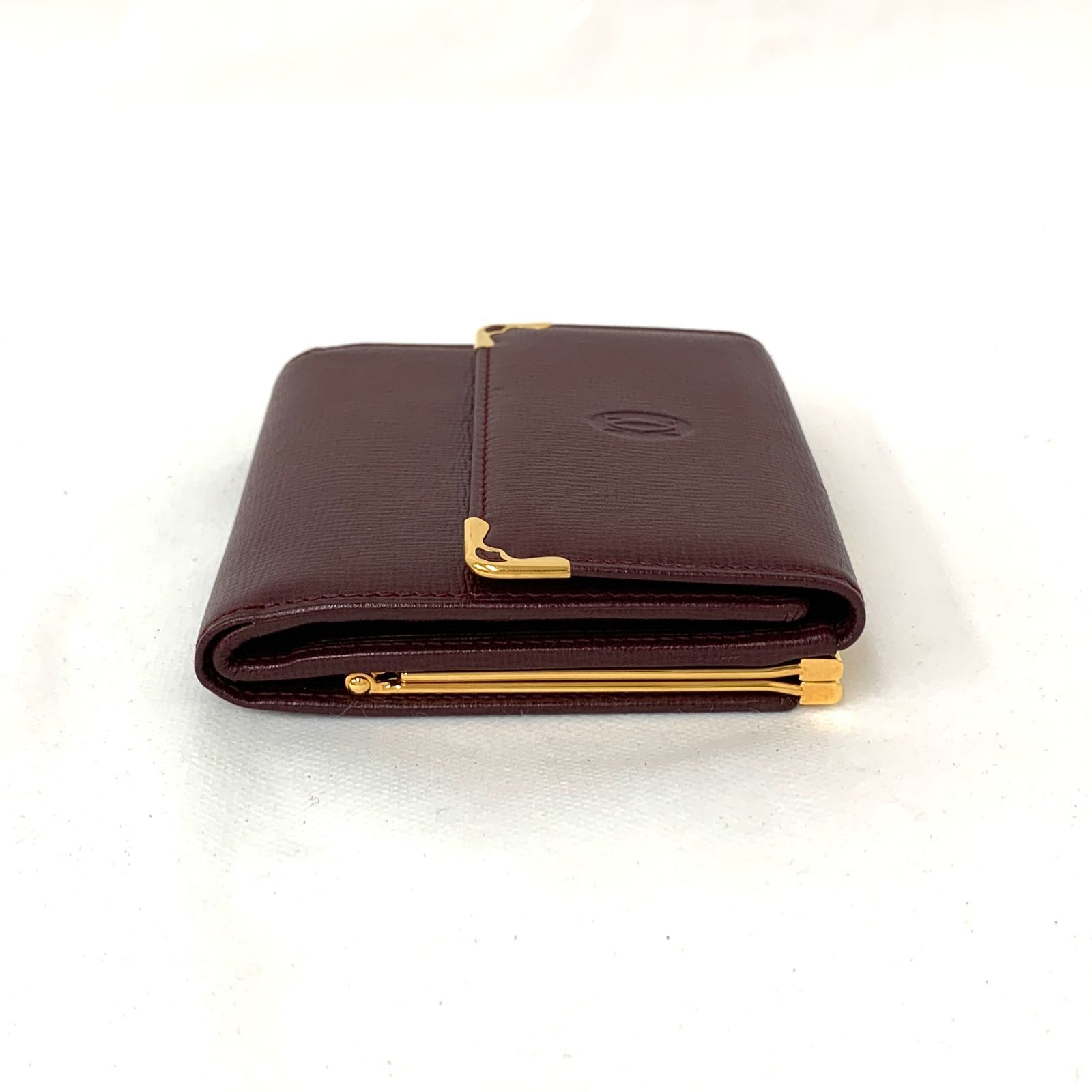 D8990 新品未使用！ Cartier カルティエ マストライン 三つ折り がま口