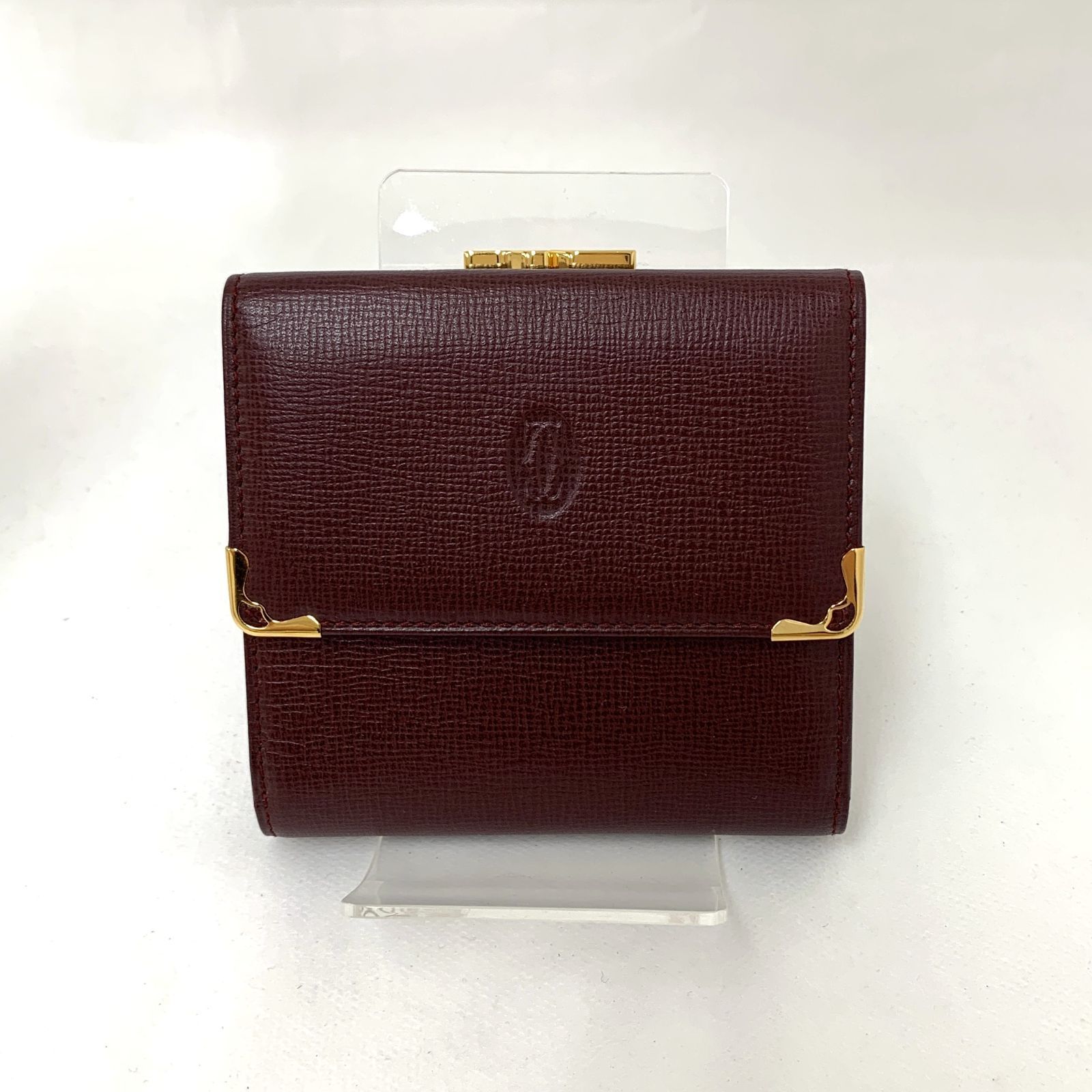 D8990 新品未使用！ Cartier カルティエ マストライン 三つ折り がま口