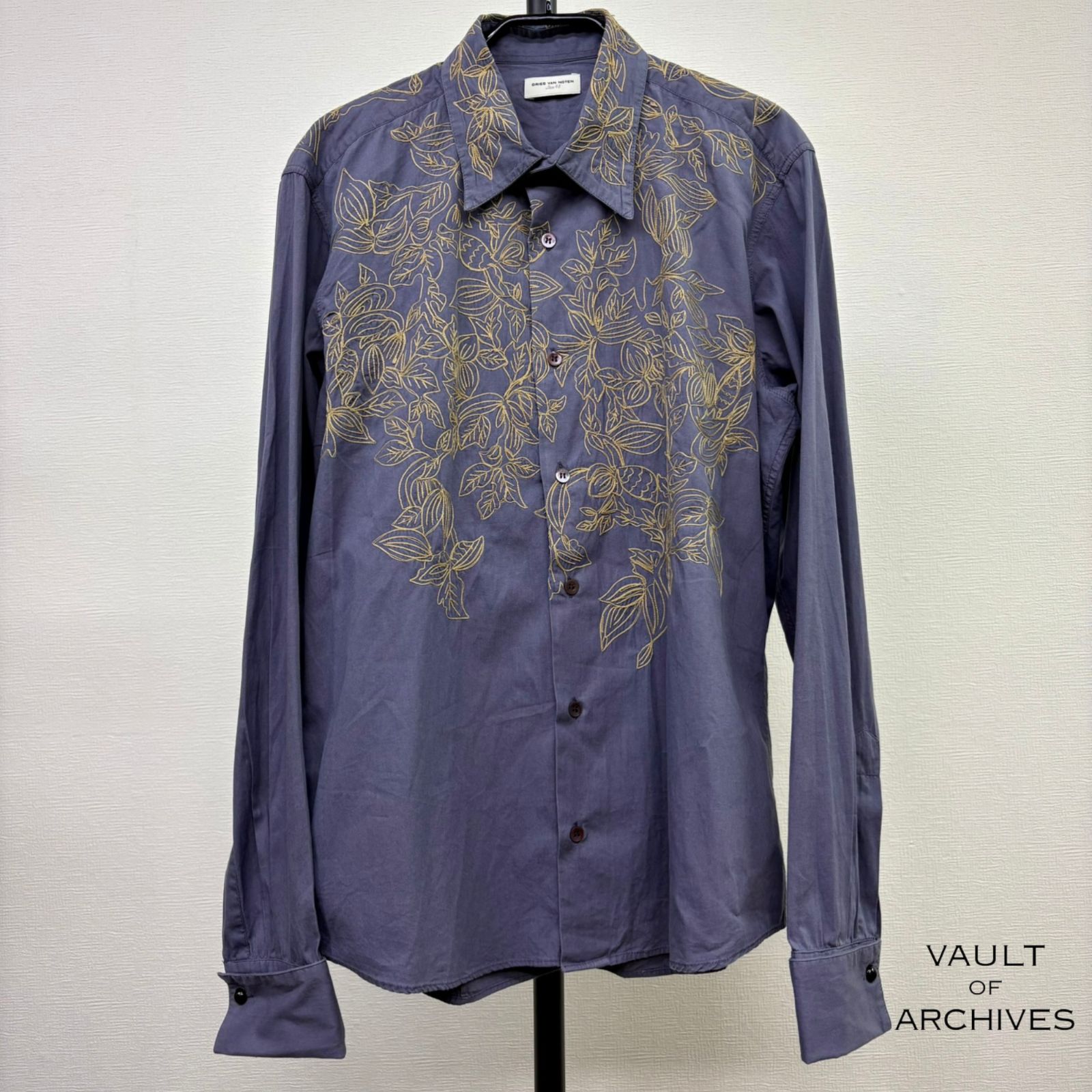 DRIES VAN NOTEN ドリスヴァンノッテン｜2000年代 花柄刺繍シャツ
