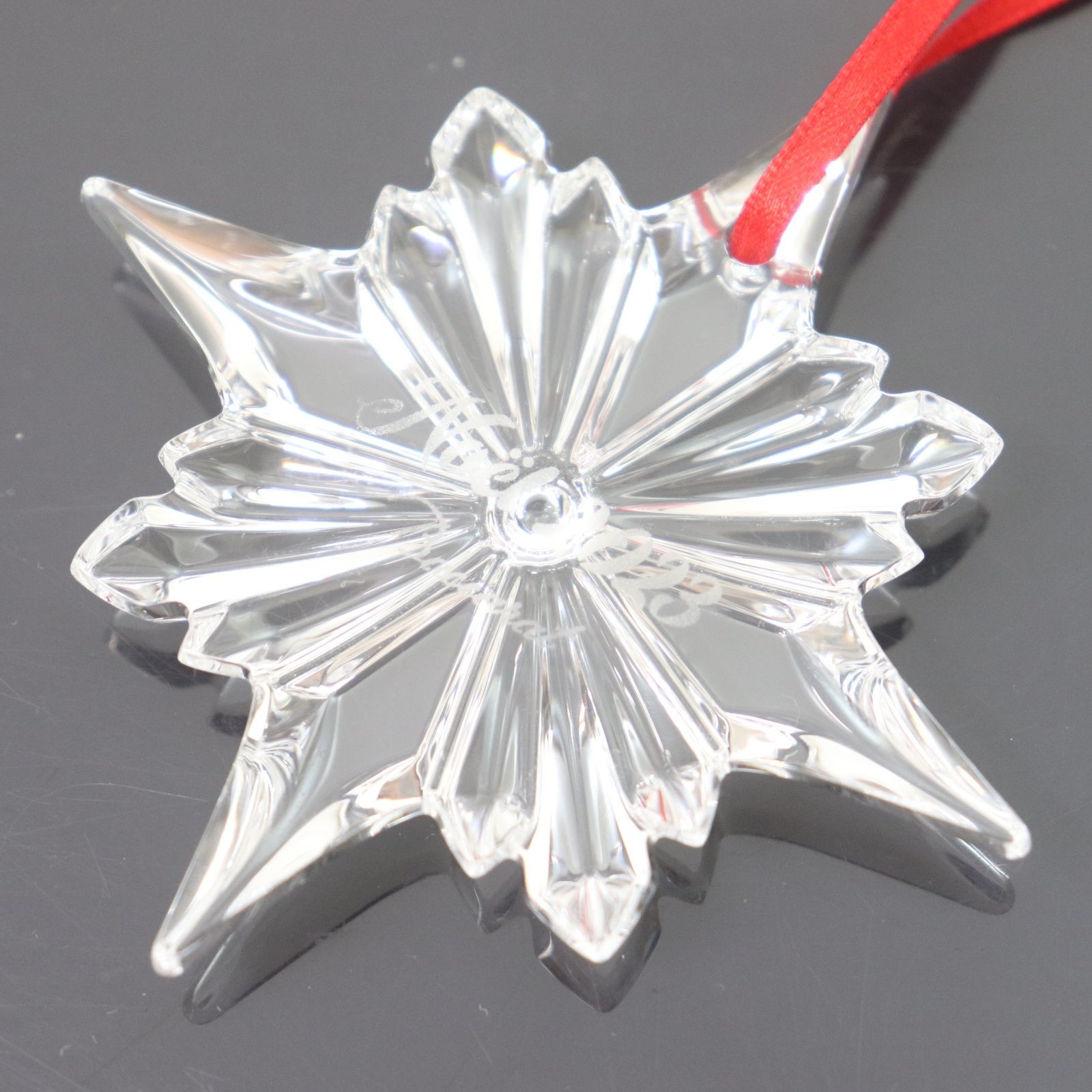 ITW59BRZY4LA 美品 Baccarat バカラ クリスタルガラス クリスマス