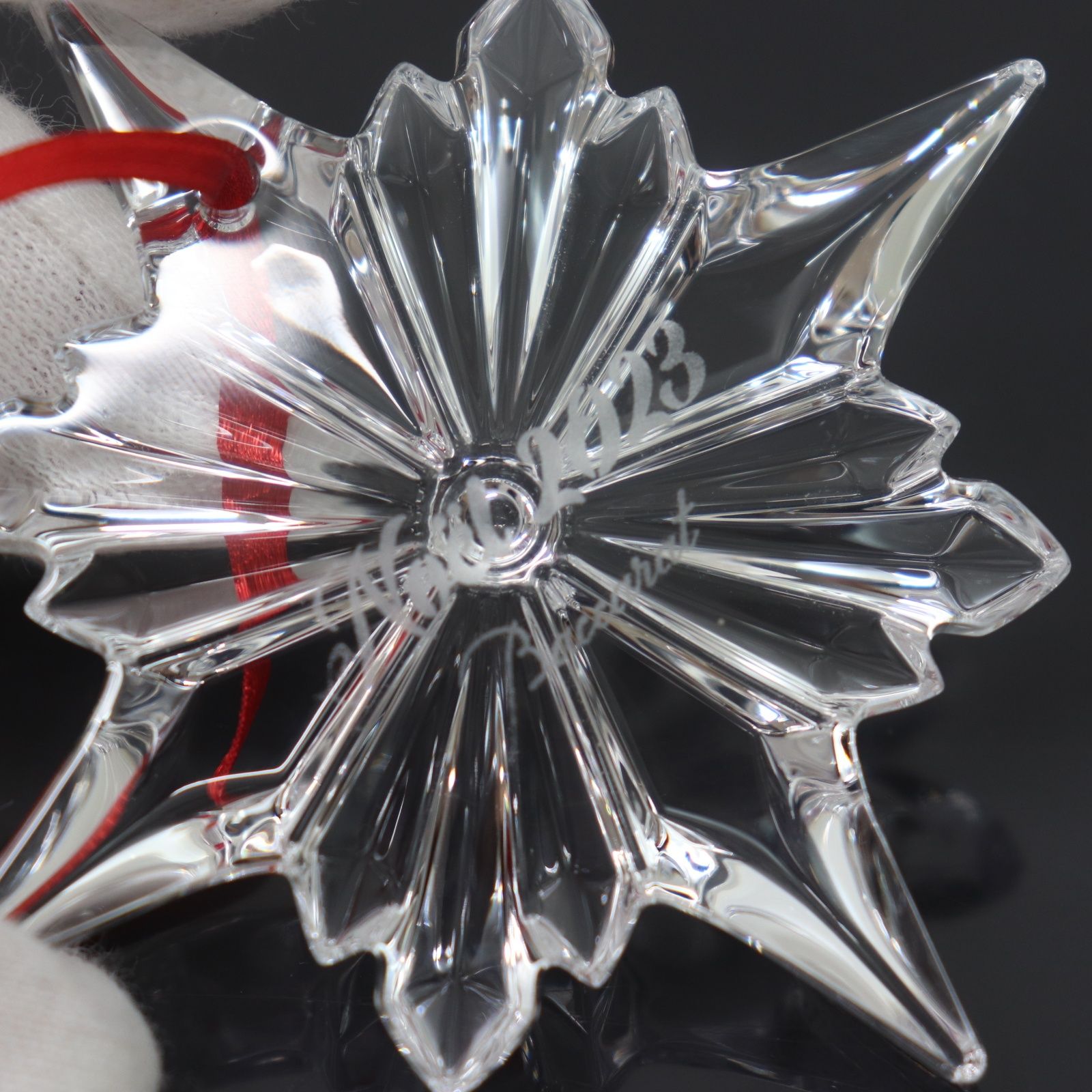 ITW59BRZY4LA 美品 Baccarat バカラ クリスタルガラス クリスマス