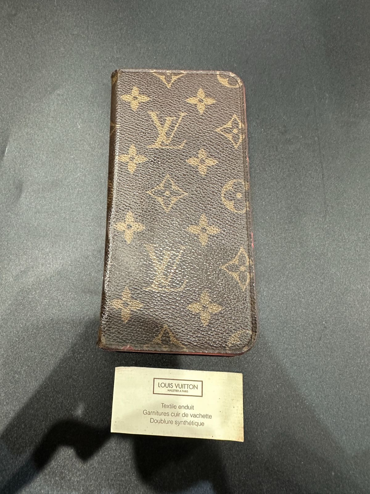ルイヴィトン 　 モノグラム 手帳型ケース　フォリオ B25082454 5,600円