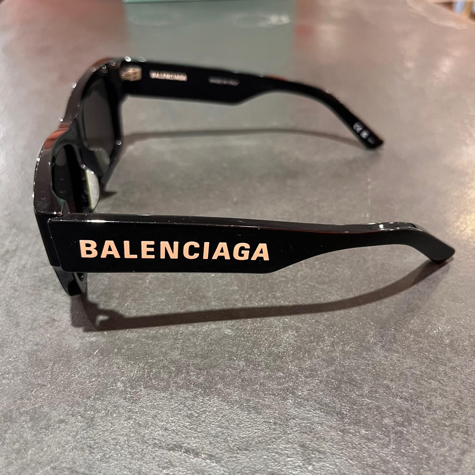 BALENCIAGA プリント スクエア サングラス サングラス バレンシアガ